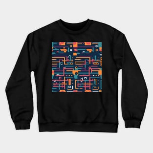 Diverse abstract viewpoint - Abstract Mindset Seamless Pattern Crewneck Sweatshirt